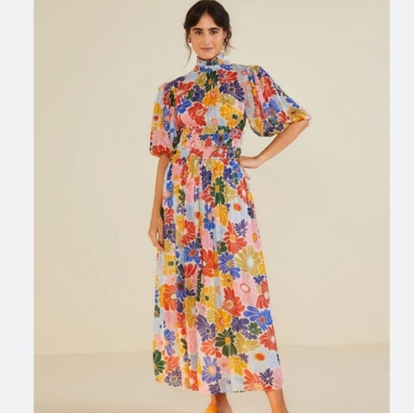 FARM Rio Dresses & Skirts - FARM RIO SUNNY DAISIES SAND DRESS